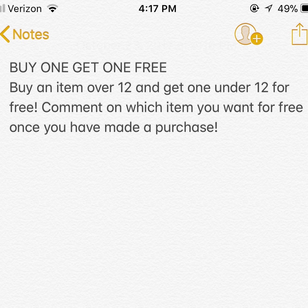 BOGO!!!