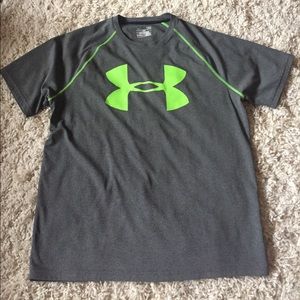 Men’s Under Armour Gray/Green heatgear