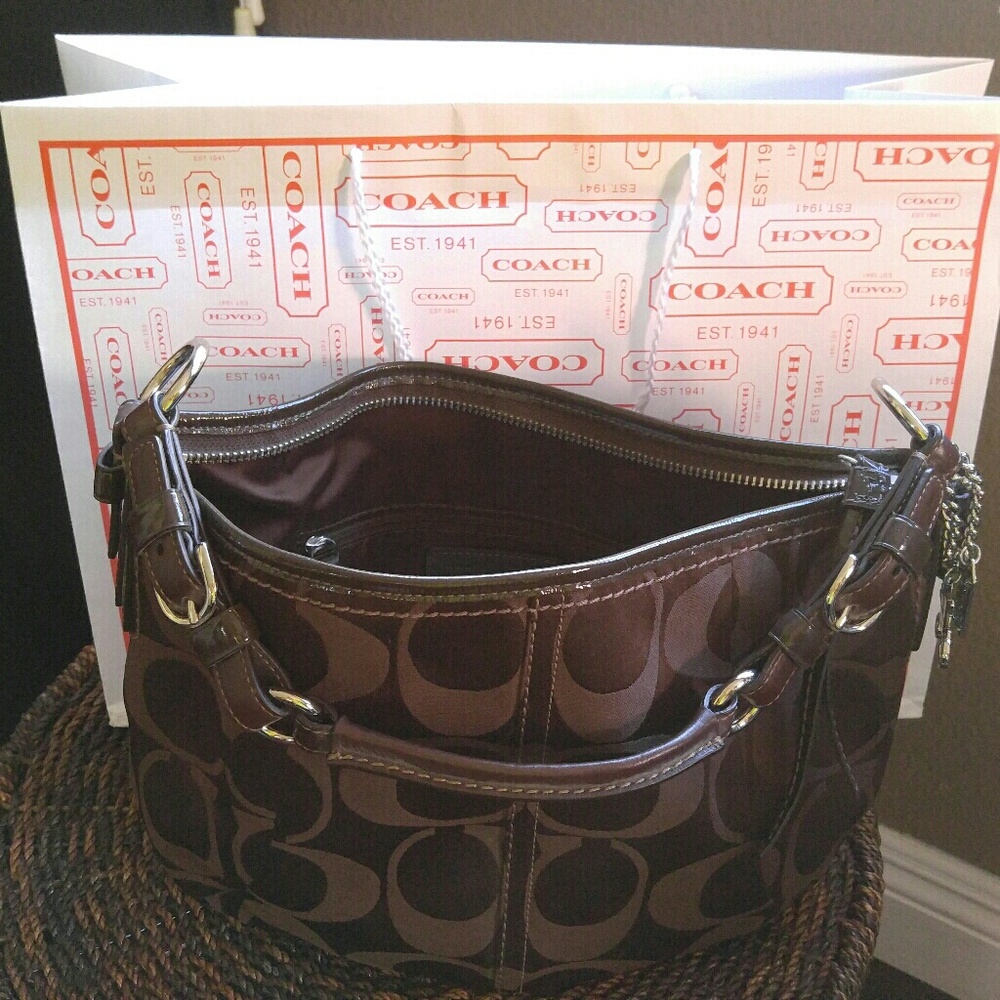 Authentic Coach hand bag