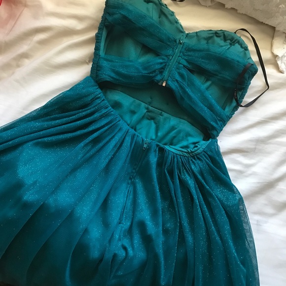 turquoise homecoming dress - Picture 3 of 3