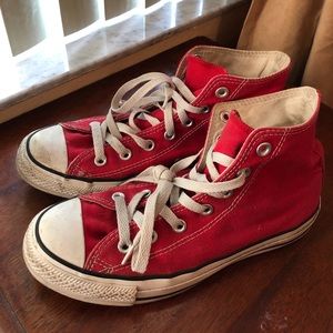Red converse