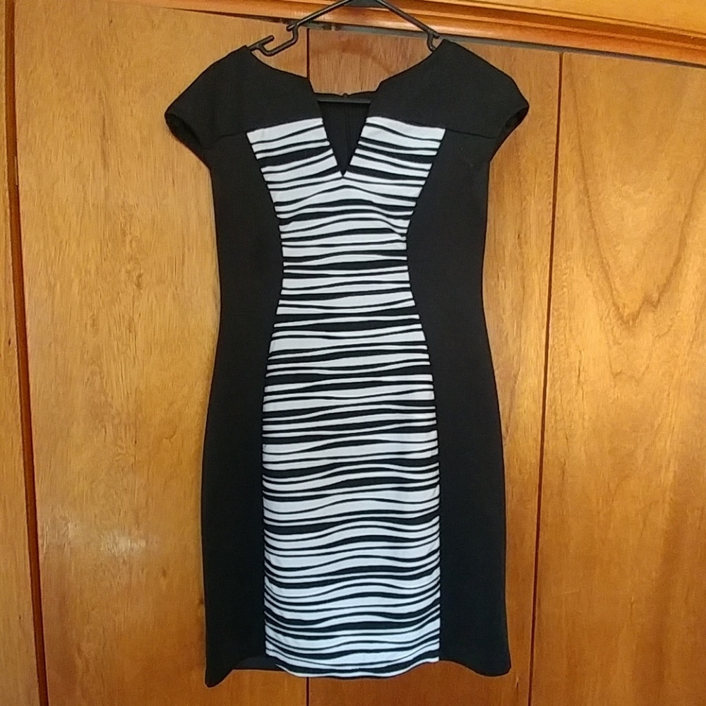 Black and white dress