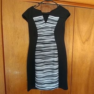 Black and white dress