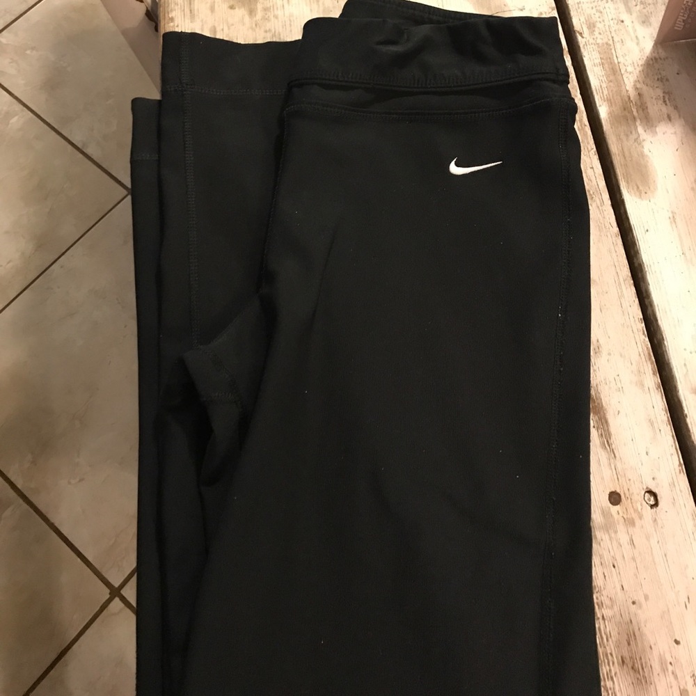 Nike black exercise pants