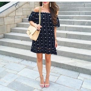 TOPSHOP off the shoulder dress