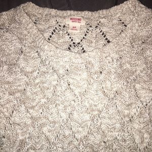 Mossimo cream long sweater
