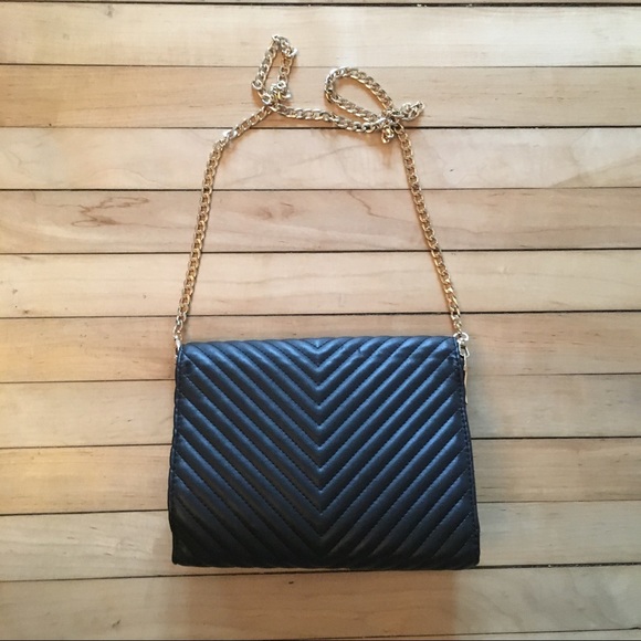 MMS Design Studio Black & Gold Chain shoulder bag - Picture 3 of 3