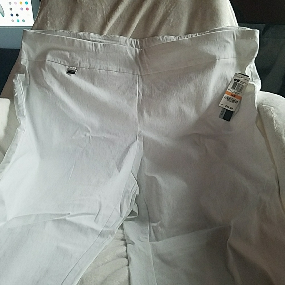 White Capri pants from Macy's