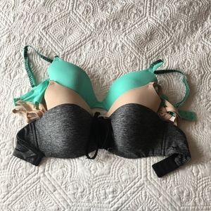 Bundle of 3 Pink Bras Size 32DD