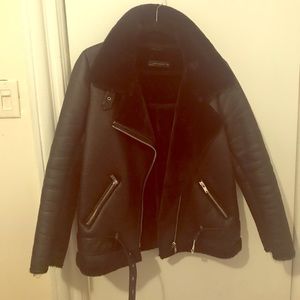 Zara Oversized Biker Jacket