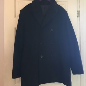 Men's Ralph Lauren Navy Pea Coat (42R)