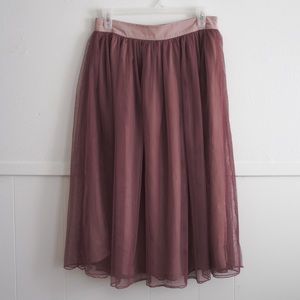 LAST CALL / Dusty rose/mauve tulle skirt