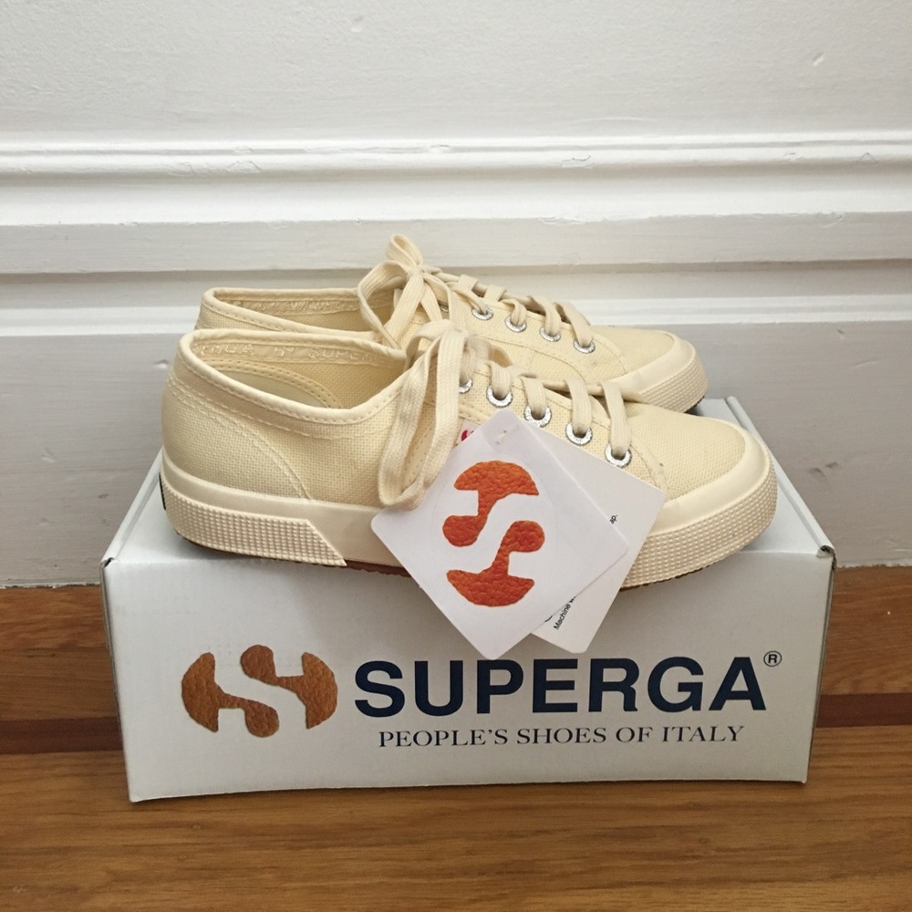Superga Ecru Sneakers