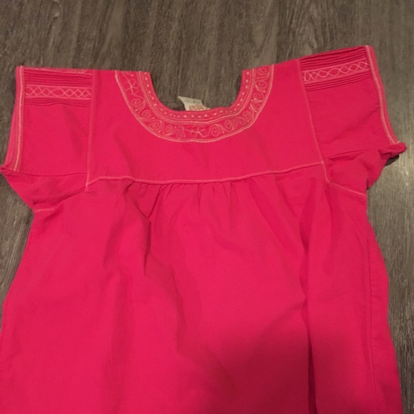 SAN PEDRO PINK BLOUSE SHORT SLEEVE SIZE: MEDIUM - Picture 4 of 7
