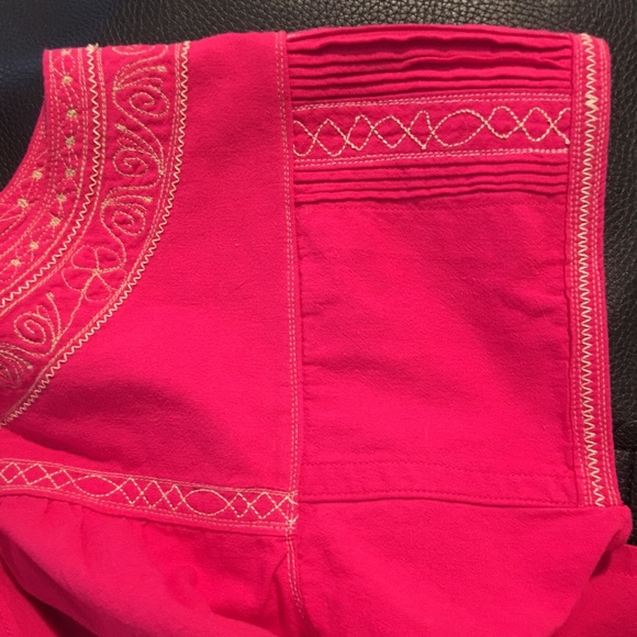 SAN PEDRO PINK BLOUSE SHORT SLEEVE SIZE: MEDIUM - Picture 5 of 7