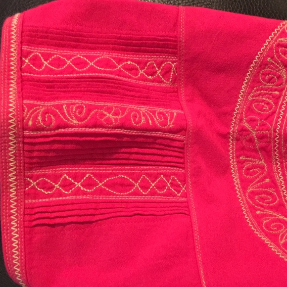 SAN PEDRO PINK BLOUSE SHORT SLEEVE SIZE: MEDIUM - Picture 6 of 7