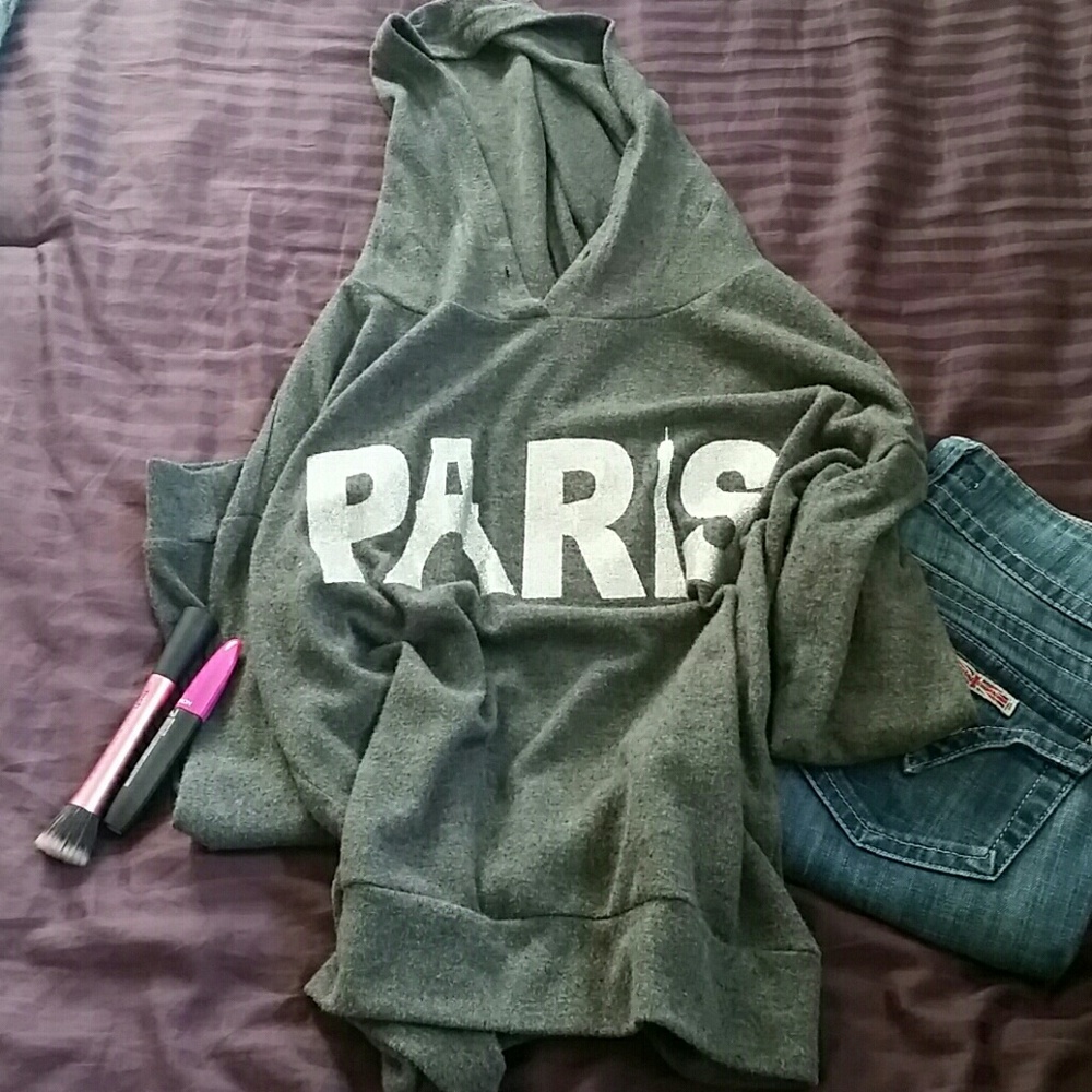 Soft gray hoodie