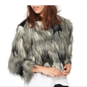 n: PHILANTHROPY Georgie faux fur jacket NWT - M