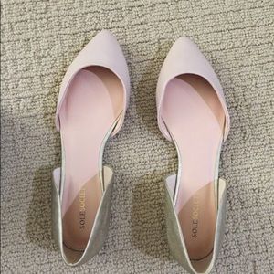 Sole Society two tone flats