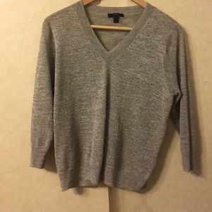 J. Crew Sparkly Semi Sheer Sweater