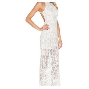 Stone Cold Fox - white Logan gown dress