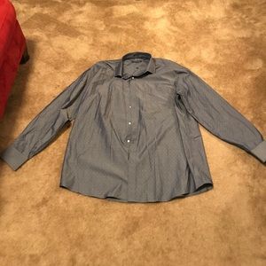 Men’s 2xl navy dress shirt
