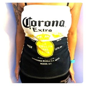 Corona tube top