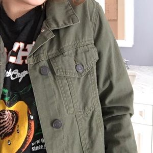 GREEN ARMY JACKET