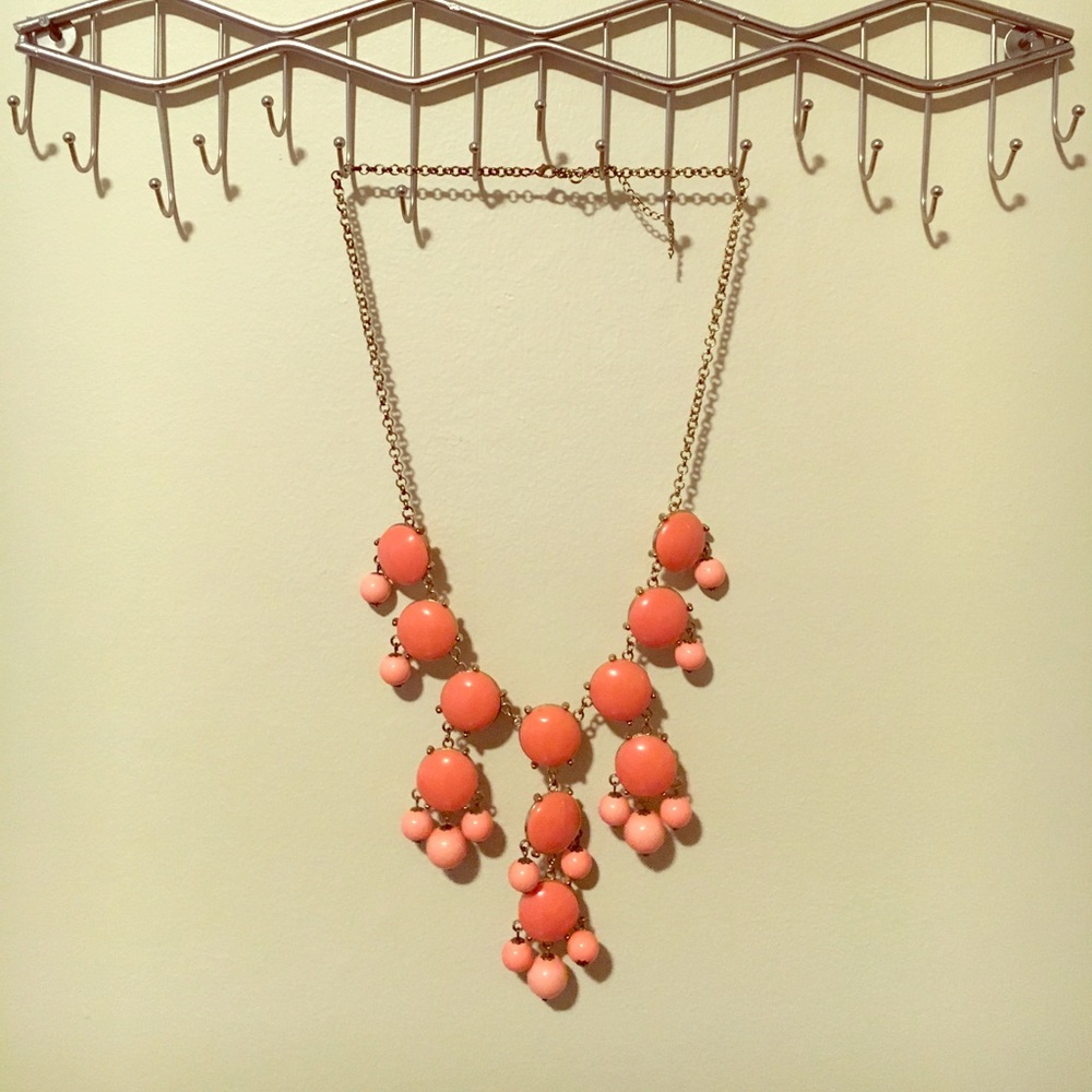 Pink statement necklace