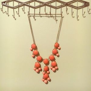 Pink statement necklace