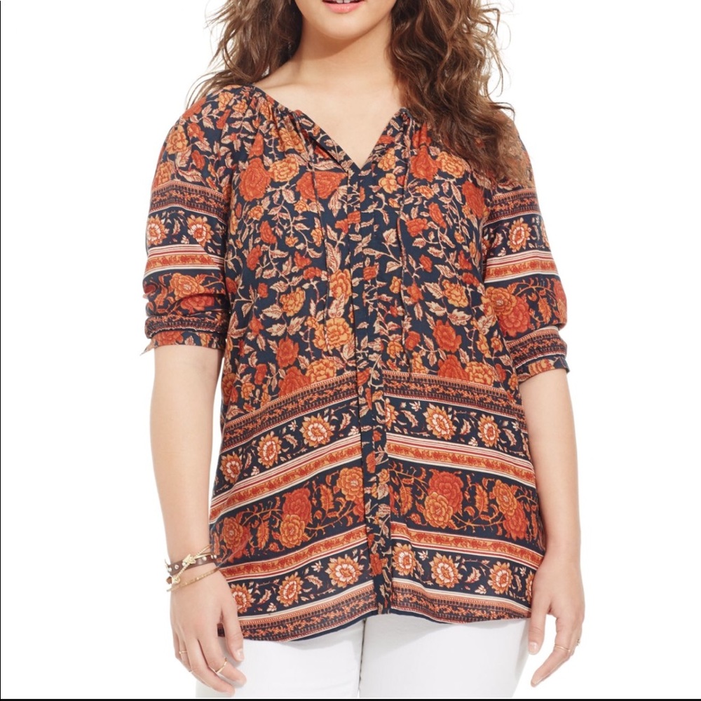 Lucky Brand Plus size Peasant