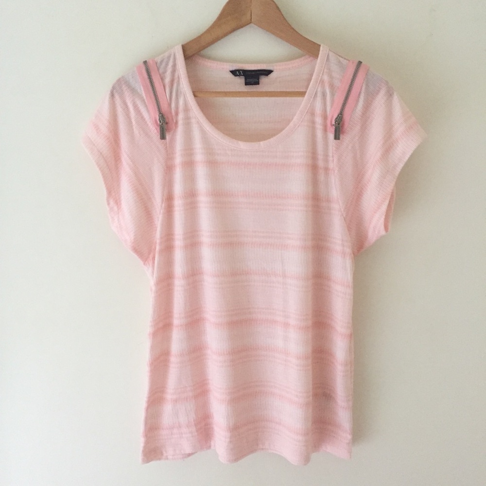 Armani Exchange Pink Top