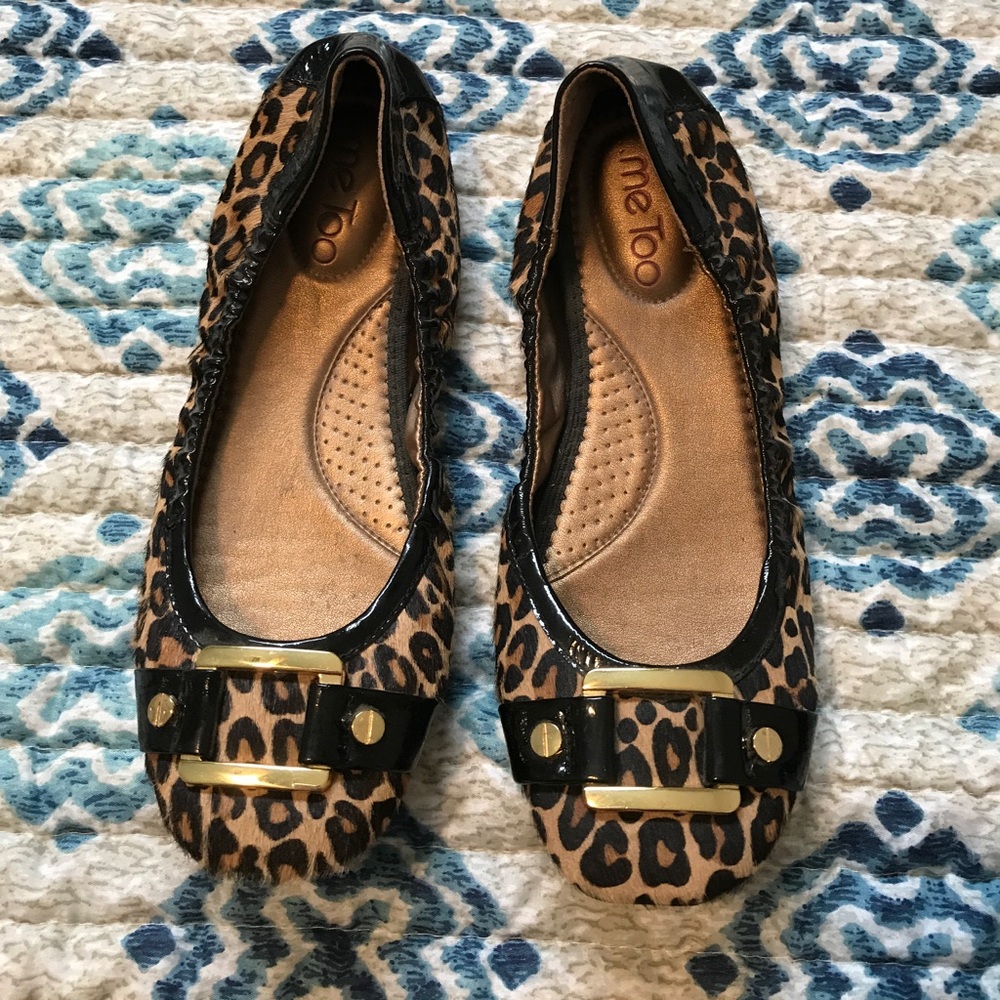 Me Too Leopard print flats
