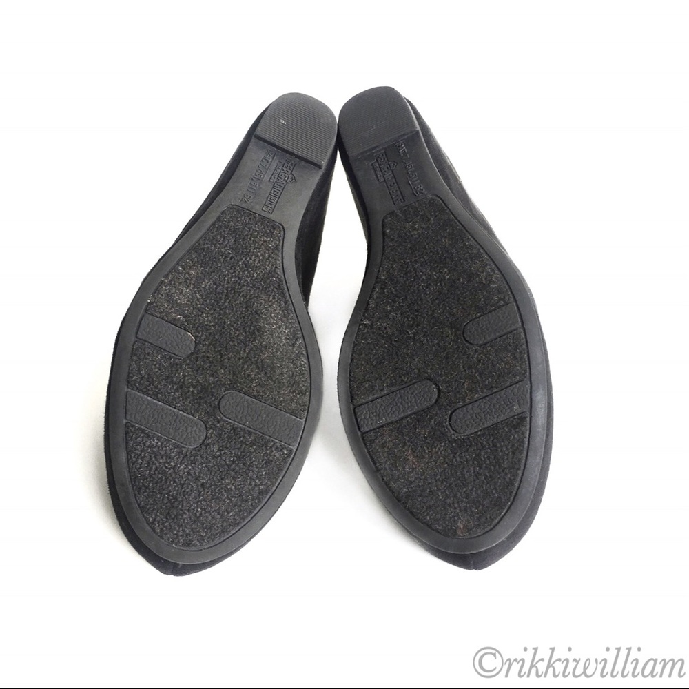 Black Fergalicious Dreamer Wedge Platform Pumps - Picture 8 of 8