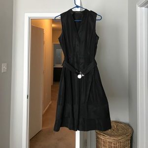 Zara Basic thick silk dress