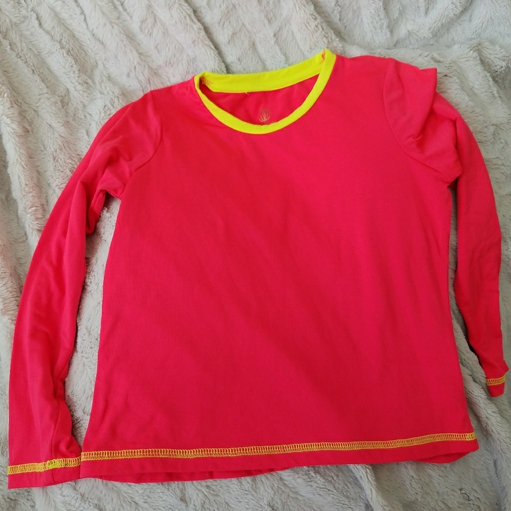Neon Night Running Exercise Top