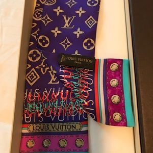 Louis Vuitton monogram scarf! Authentic!