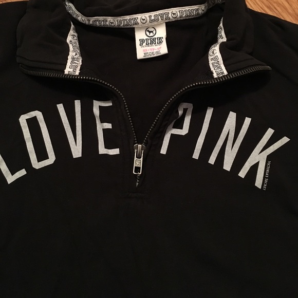 Love PINK 3/4 zip - Picture 2 of 4
