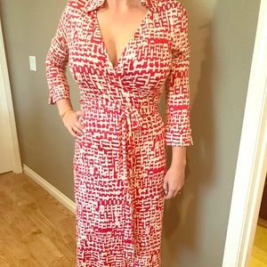 Diane Von Furstenberg vintage wrap dress