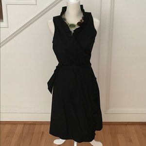 Sleeveless Wrap LBD