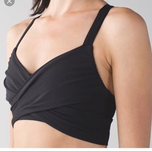 Lululemon Wrap It Up Bra -Black sz 6