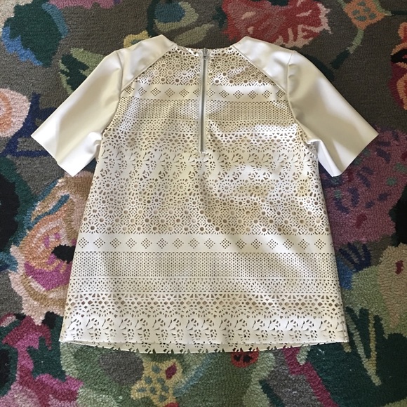 ❤️Anthropologie Pelle Vegan Leather Top❤️ - Picture 6 of 6