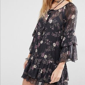 Free People Sunsetter Smock Dress