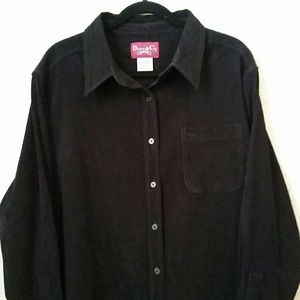 DENIM & CO JEANS WEAR SUEDE SHIRT JACKET EGPC