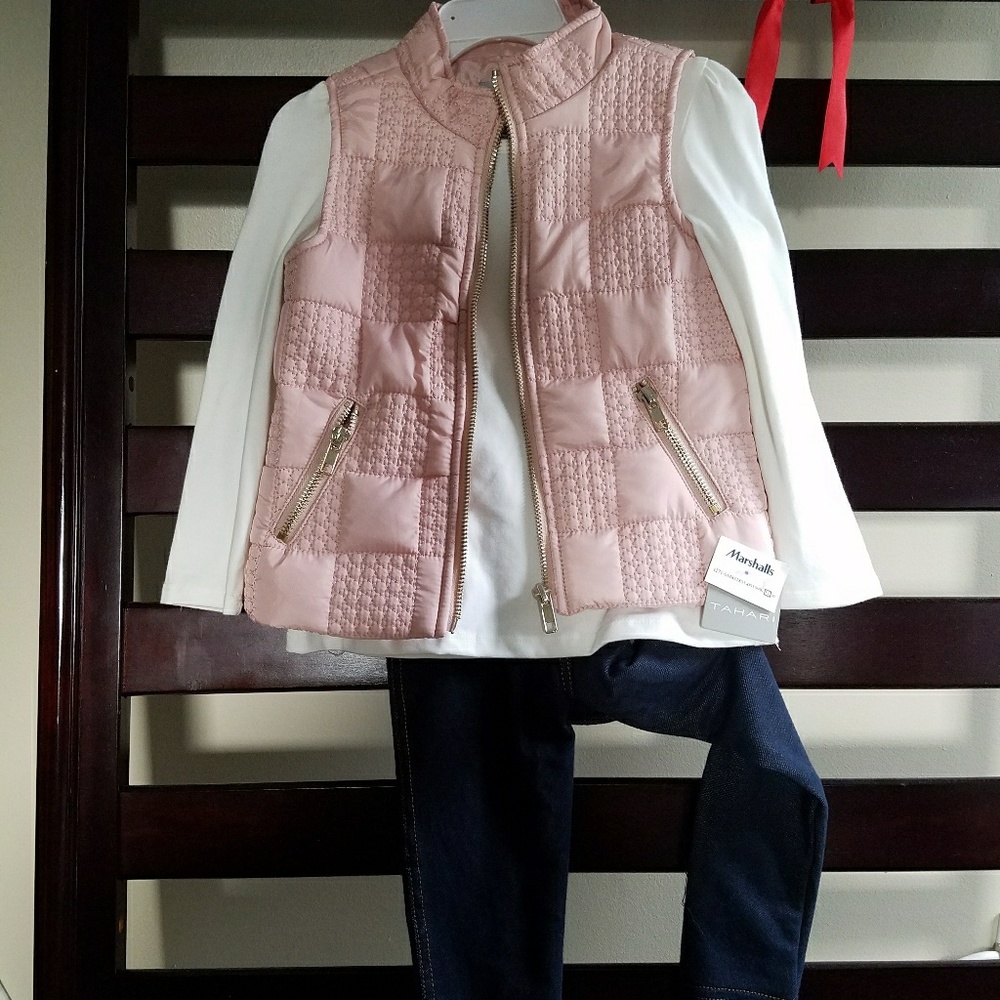 Tahari 3 Piece Girls Toddler Set 2T