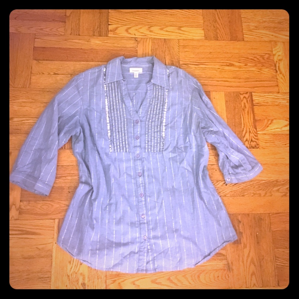 Denim-like Tunic Shirt