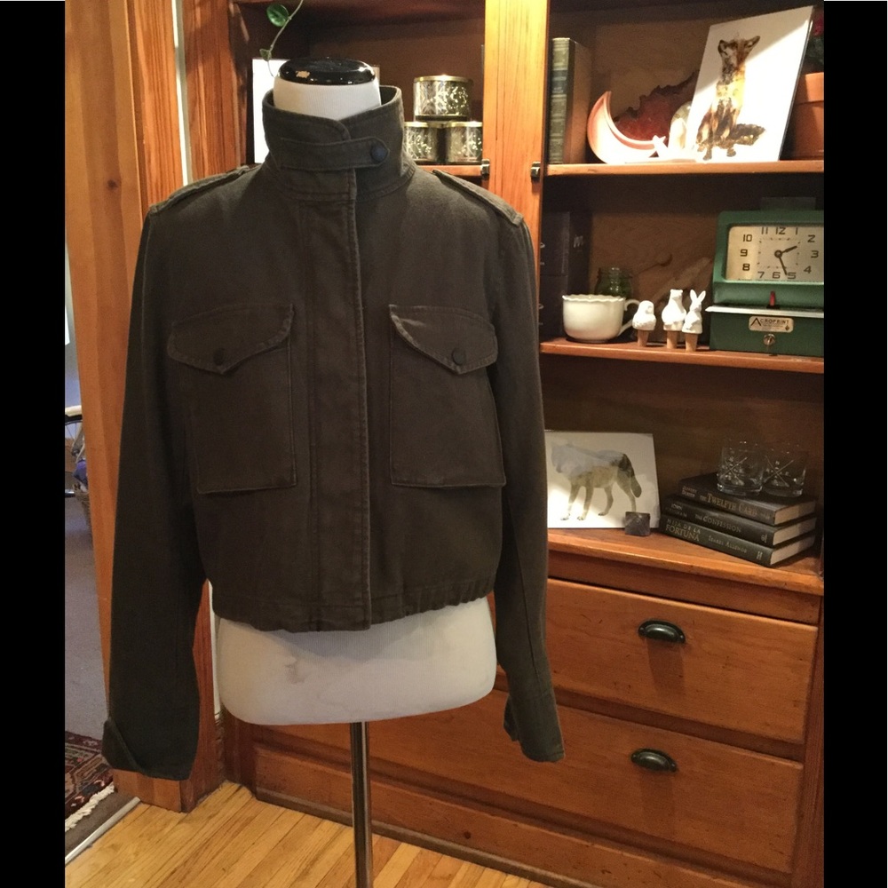 Rag & Bone Army Cropped Army Jacket