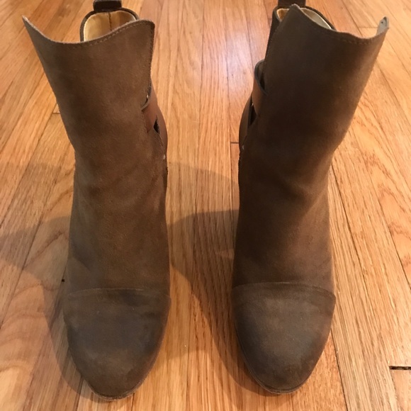 Rag & Bone Suede Ankle Boots - Picture 4 of 6