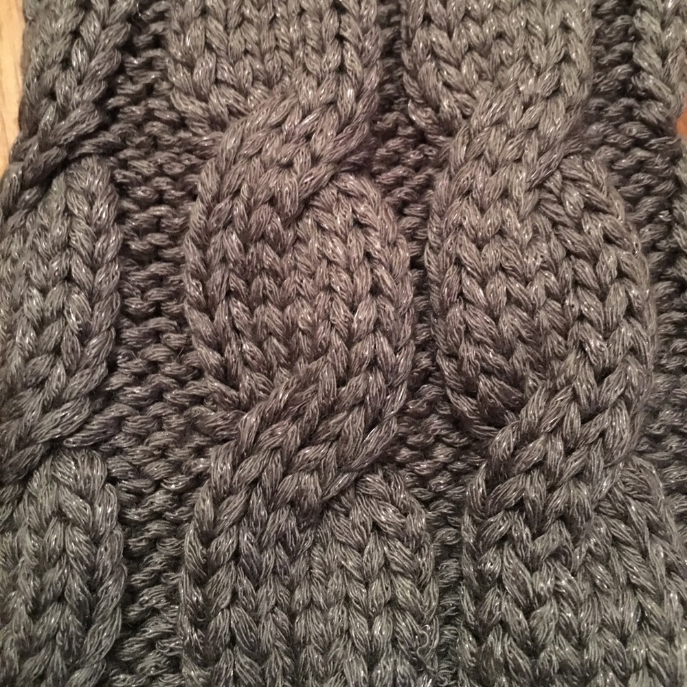 Gray leg warmers NWOT - Picture 2 of 2