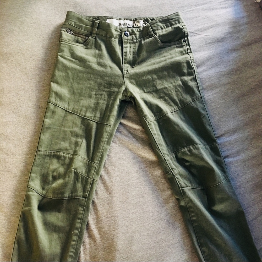 ARMY GREEN BOY PANTS